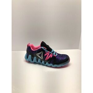 Reebok Kids Zig Big Fast Running Sneakers Shoes Black Poison Pink 6.5 Youth